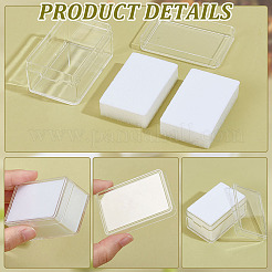 Прямоугольные прозрачные пластиковые коробки с бриллиантами&nbsp;CON-WH0092-60A