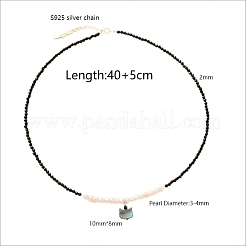Кулон в форме головы кошки из натурального ракушечника пауа MQ9984
