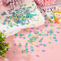 Кабошоны из полимерной глины ручной работы&nbsp;PORC-TA0001-08B