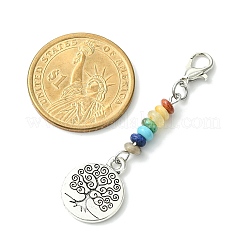 Подвески из сплава «Древо жизни» HJEW-JM01383-01