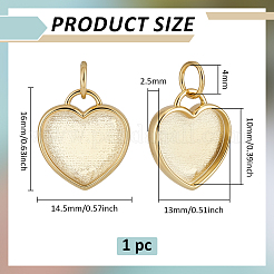 1 шт. 925 оправы для подвески из стерлингового серебра в форме кабошона STER-BC0003-53G