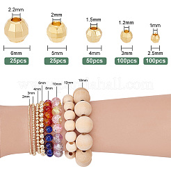 300шт 5 стильные латунные бусины KK-PH0005-64