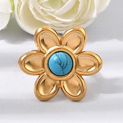 Anillos abiertos de acero inoxidable 304 para mujer&nbsp;GG-CBA7994-02G
