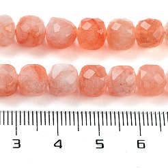 Бусины из натурального белого нефрита&nbsp;G-H028-A09-14