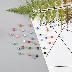 Крашеные натуральные деревянные бусины&nbsp;WOOD-CJ0001-11