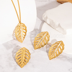 Заколки для волос из полых листьев кожи аллигатора из нержавеющей стали IK7131-1