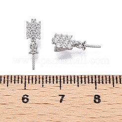 Антикоррозийные 925 стерлинговый серебряный кулон bails STER-T007-87P