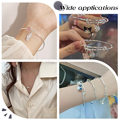 20 шт. 925 разъемных соединительных кольца из стерлингового серебра STER-BBC0001-33B