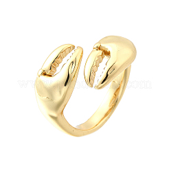 Латунные манжеты для женщин RJEW-F184-08F-G