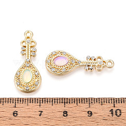 Подвески из сплава стразов и стекла PALLOY-T093-02M-G