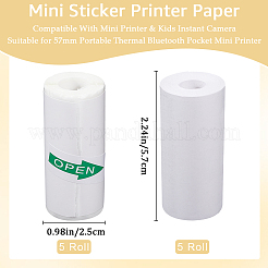 2 комплект из 2 рулонов бумаги для прямой термопечати DIY-CP0010-88