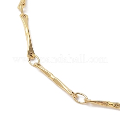 Ионное покрытие (ip) 304 нержавеющая сталь звено цепи ожерелья&nbsp;NJEW-K249-12G