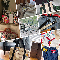 16 ярд 8-х цветных плоских поликоттоновых лент&nbsp;OCOR-PH0002-50A