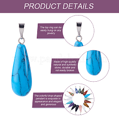 Подвески из натуральных и синтетических драгоценных камней в стиле 18 шт.&nbsp;G-KS0001-13