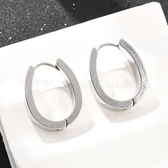 201 orecchini a cerchio in acciaio inossidabile&nbsp;EJEW-T056-03P-05