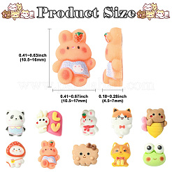 Непрозрачные кабошоны из смолы RESI-CJC0011-41