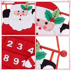 Weihnachts-Vliesstoff-Zwerg-Kalender-Anhängerdekorationen&nbsp;DIY-WH0430-851