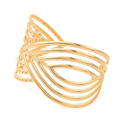 Braccialetti aperti in acciaio inossidabile 304 per donna&nbsp;LS-BJEW-G711-01G-G