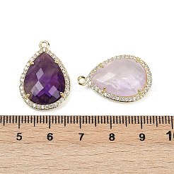 Граненые подвески из натурального аметиста&nbsp;G-I382-05G-06