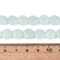 Окрашенные природные белый нефрит бисер пряди&nbsp;G-T143-16C