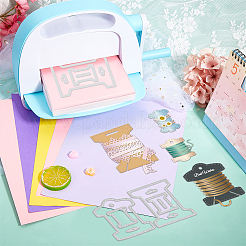 Углеродистая сталь разрезает трафареты DIY-WH0309-1706