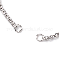 2 шт. 2 цвета 304 нержавеющая сталь BOC цепь слайдер браслет изготовление&nbsp;AJEW-JB01254