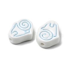 Фарфоровые бусины ручной работы PORC-Z004-01D