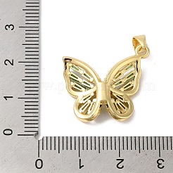 Подвески из латуни и кубического циркония&nbsp;KK-L216-014G-02