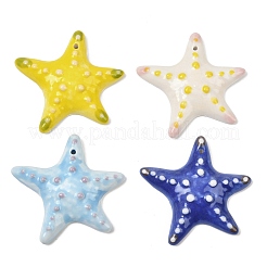 Ручной работы фарфора большие кулоны PORC-Z003-05