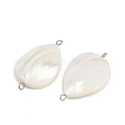 Подвески-капельки из натуральных ракушек&nbsp;STAS-D378-28P