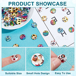 80 шт. 5 стиля подвески в виде ракушек из пресноводных водоемов SHEL-AR0001-11