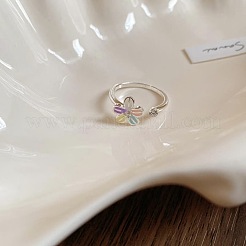 Offene Manschettenringe aus Emaillelegierung für Damen&nbsp;WG5865D-01