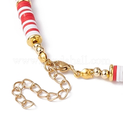Collier pendentif fleur en alliage émaillé&nbsp;NJEW-JN04537-02