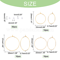 30 шт. 3 стильных латунных кольца-подвески для бокалов вина&nbsp;KK-PH0002-72