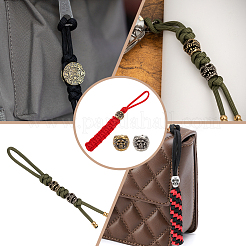 2 шт. 2 цвета латунные бусины EDC европейские FIND-NB0004-99