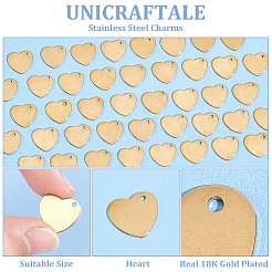 60 шт. ионное покрытие (IP) 201 подвески из нержавеющей стали&nbsp;STAS-UN0059-81G