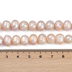 Нити из натурального культивированного пресноводного жемчуга PEAR-I007-07J-11B