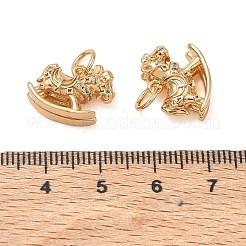Messing micro pave klar zirkonia charme&nbsp;CU-CBA3F77-08G