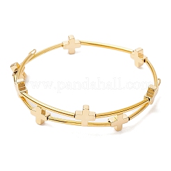 2шт. латунные трубчатые браслеты для женщин BJEW-JB11902