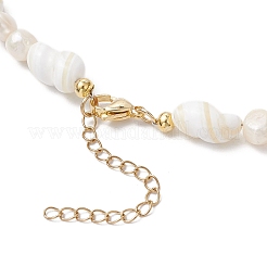 Ожерелья с подвесками из натуральных ракушек NJEW-JN05241