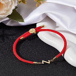 1 braccialetti scorrevoli in cordino di nylon regolabile per donna&nbsp;BJEW-LP0001-32Z-02
