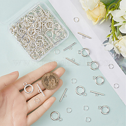 60 шт. застежки из сплава в тибетском стиле FIND-SP0001-23AS