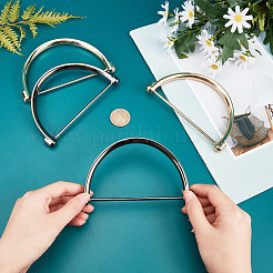 4 комплект 2 ручки сумки сплава цвета FIND-WR0002-58