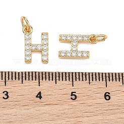 Ciondoli Shegrace in ottone con micro pavé di zirconi cubici trasparenti&nbsp;XGRQ29951-394G-H