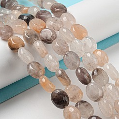 Натуральные фиолетовые клубничные кварцевые бусины G-M420-D12-01