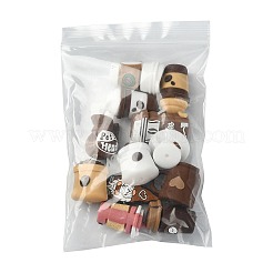 12 Stück Silikonperlen mit Kaffeemotiv in 12 Stilen&nbsp;SIL-FS0001-36