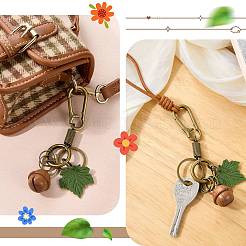 1 portachiavi con ciondolo in legno&nbsp;KEYC-SZ0001-24A