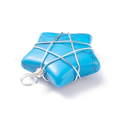 Природные и синтетические Gemstone подвески PALLOY-JF01446-02