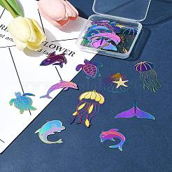 20 шт. 10 стиля ионное покрытие (IP) нержавеющая сталь 304 травленые металлические украшения подвески&nbsp;STAS-FS0001-53