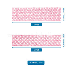 2 рулон 2 размера полиэстеровая эластичная лента EW-TA0001-02C